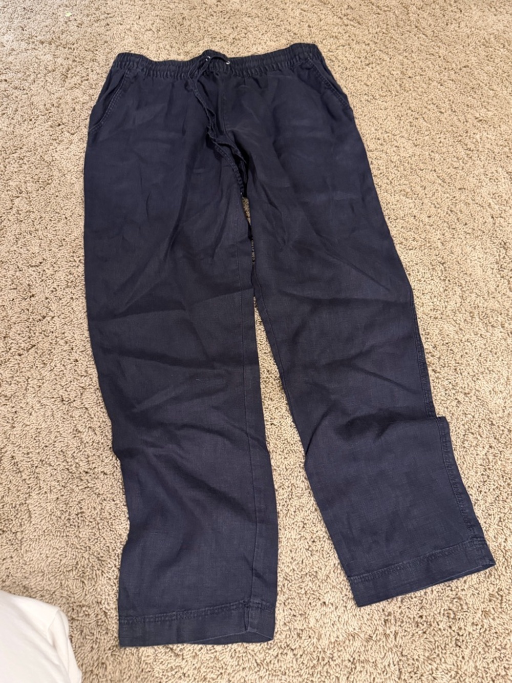 H&M black linen pants